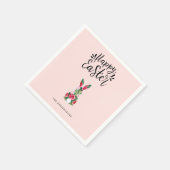 Feestelijke Bunny Paastafel Decor Servet (Hoek)