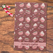 Feestelijke Cacao Mokken Patroon Vakantie Keuken H Theedoek