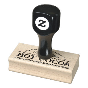 Feestelijke Cacaobar Noordpool Rubberstempel