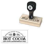 Feestelijke Cacaobar Noordpool Rubberstempel (Gestempeld)