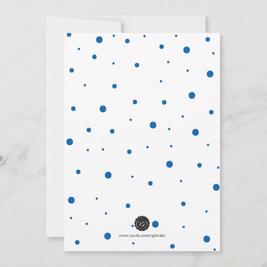 Feestelijke Cactus FIESTA BABY SHOWER Kaart (Achterkant)