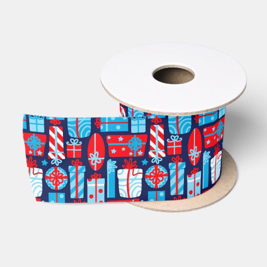Feestelijke cadeau dozen geschenken satijnen lint (Spoel)