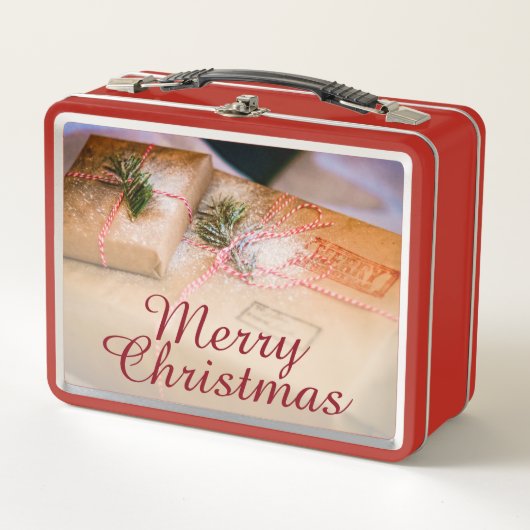 Feestelijke cadeaus als kerstmotief (Voorkant)