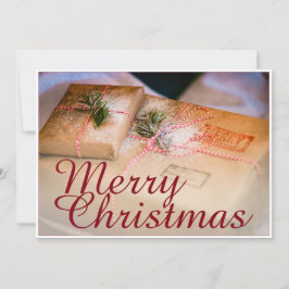 Feestelijke cadeaus als kerstmotief