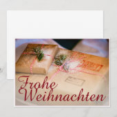 Feestelijke cadeaus als kerstmotief (Voorkant / Achterkant)