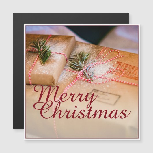 Feestelijke cadeaus als kerstmotief (Voorkant / Achterkant)