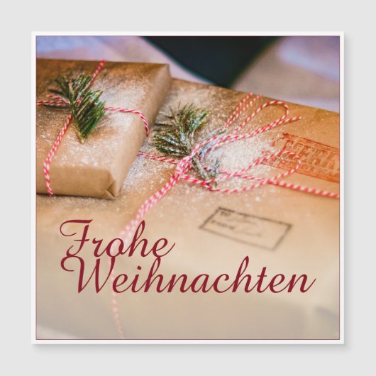 Feestelijke cadeaus als kerstmotief (Voorkant)