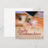 Feestelijke cadeaus als kerstmotief (Voorkant / Achterkant)