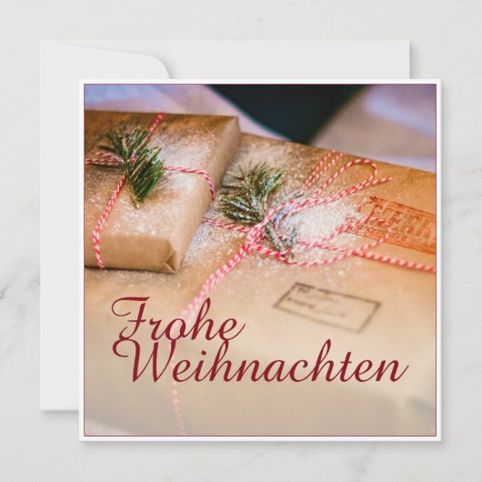 Feestelijke cadeaus als kerstmotief (Voorkant)