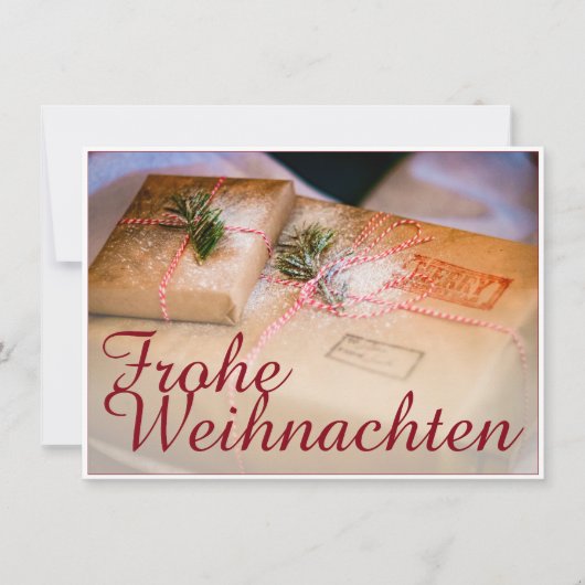 Feestelijke cadeaus als kerstthema (Voorkant)