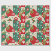 Feestelijke cadeauverpakking cadeaupapier (Vlak)