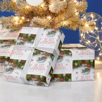 Feestelijke  Cadeauverpakking Elegante Vakantie Cadeaupapier