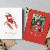 Feestelijke Cajun Kerst Foto Feestdagenkaart