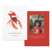 Feestelijke Cajun Kerst Foto Feestdagenkaart