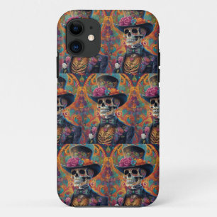 Feestelijke Calaveras Tribute: Sugar Skull Splendo Case-Mate iPhone Case