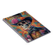 Feestelijke Calaveras Tribute: Sugar Skull Splendo Notitieboek (Rechterzijde)