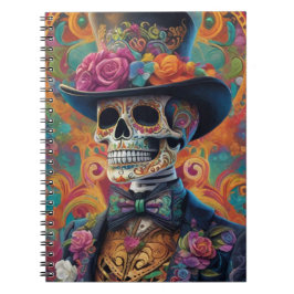 Feestelijke Calaveras Tribute: Sugar Skull Splendo Notitieboek