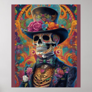 Feestelijke Calaveras Tribute: Sugar Skull Splendo Poster