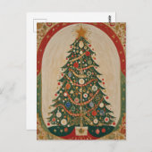 feestelijke caleidoscoop briefkaart (Voorkant / Achterkant)