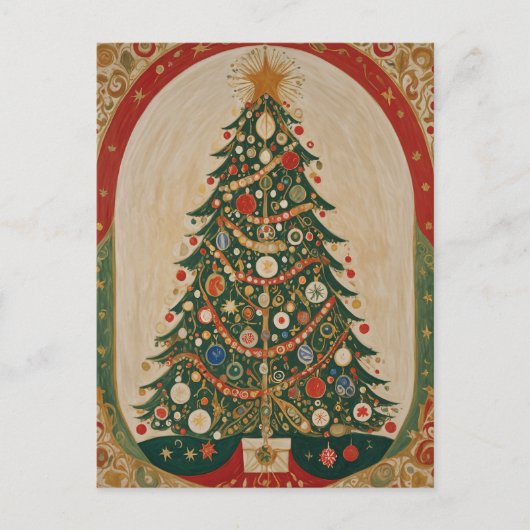 feestelijke caleidoscoop briefkaart (Voorkant)