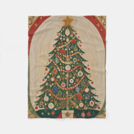 feestelijke caleidoscoop fleece deken