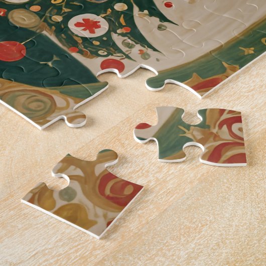 feestelijke caleidoscoop legpuzzel (Zijkant)