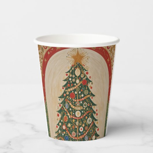 feestelijke caleidoscoop papieren bekers (Achterkant)