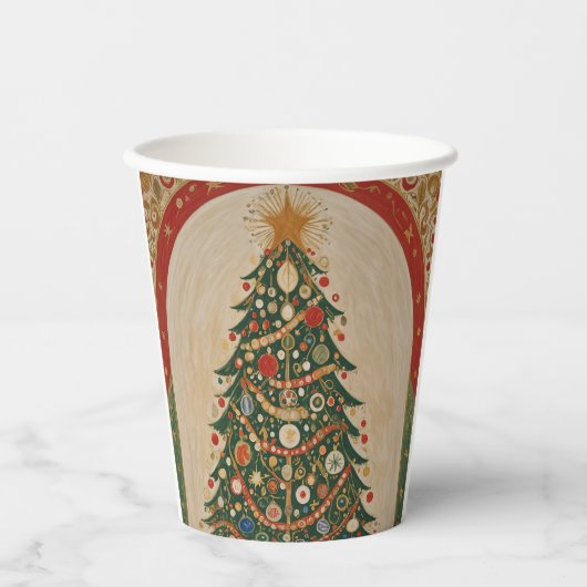 feestelijke caleidoscoop papieren bekers (Voorkant)