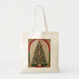 feestelijke caleidoscoop tote bag