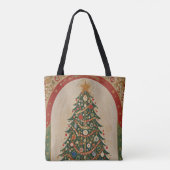 feestelijke caleidoscoop tote bag (Achterkant)