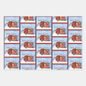 Feestelijke Camper Assortiment Inpakpapier Vel (Voorkant 3)