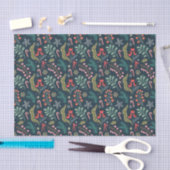 Feestelijke Candy Cane en Holly Pattern Tissuepapier (Craft)