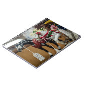 Feestelijke Carrousel Paarden Ornament Collectie Notitieboek (Linkerzijde)