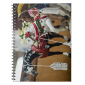 Feestelijke Carrousel Paarden Ornament Collectie Notitieboek (Voorkant)