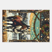 Feestelijke Cartoon in stripboekstijl Inpakpapier Vel (Voorkant 3)