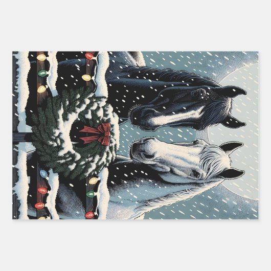 Feestelijke Cartoon in stripboekstijl Inpakpapier Vel (Voorkant 2)