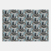 Feestelijke Cartoon in stripboekstijl Inpakpapier Vel (Voorkant 2)