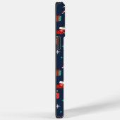 Feestelijke Cartoon Santa Cat Celebration Case-Mate iPhone Case (Achterkant / Rechts)