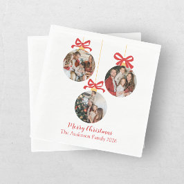 Feestelijke Casual Merry Christmas Ornament Foto R Servet