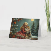 Feestelijke Cat Kaart (Voorkant)