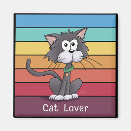 Feestelijke Cat Lover Magnet