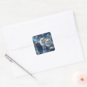 Feestelijke Cat Stickers (Envelop)