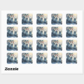 Feestelijke Cat Stickers (Vel)