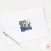 Feestelijke Cat Stickers (Envelop)