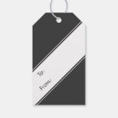 Feestelijke Chalkboard Christmas Rendier Joy Cadeaulabel (Achterkant)