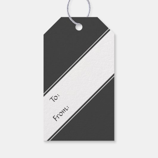 Feestelijke Chalkboard Christmas Rendier Joy Cadeaulabel (Achterkant)