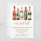 Feestelijke Champagnederij Party Kaart (Voorkant)