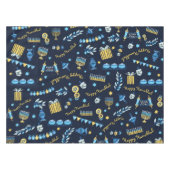 Feestelijke Chanoeka gepersonaliseerde Menorah Dre Tafelkleed (Voorkant (Horizontaal))