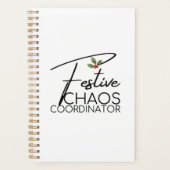 Feestelijke Chaos Coördinator | Elegant vakantiege Planner (Voorkant)