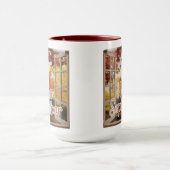 Feestelijke Charm 3D Coffee Mok Celebration (Midden)